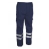 Pantalón multibolsillos con 2 bandas reflectantes